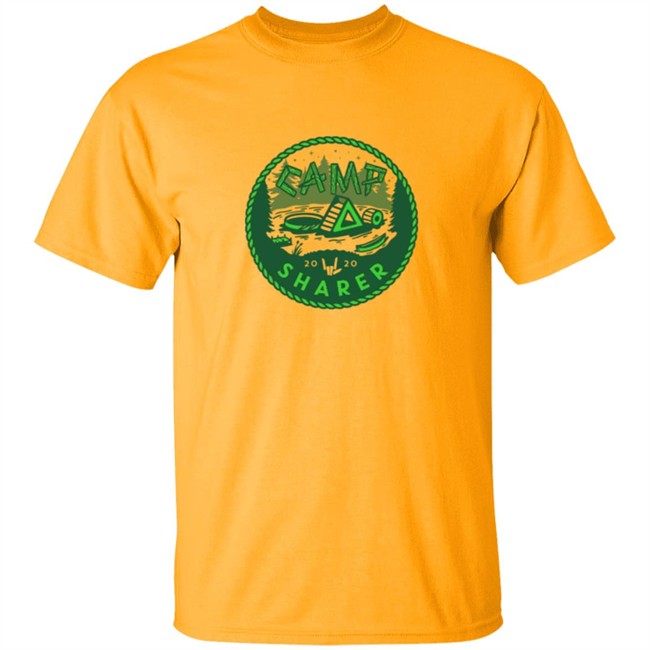 Stephen Sharer Merch Camp Sharer Badge T Shirt Stephen Sharer Camp Sharer Badge T Shirt