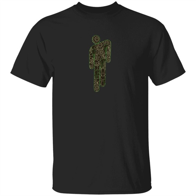 Billie Eilish New Merch Billie Eilish Flower Skulls Logo T-Shirt